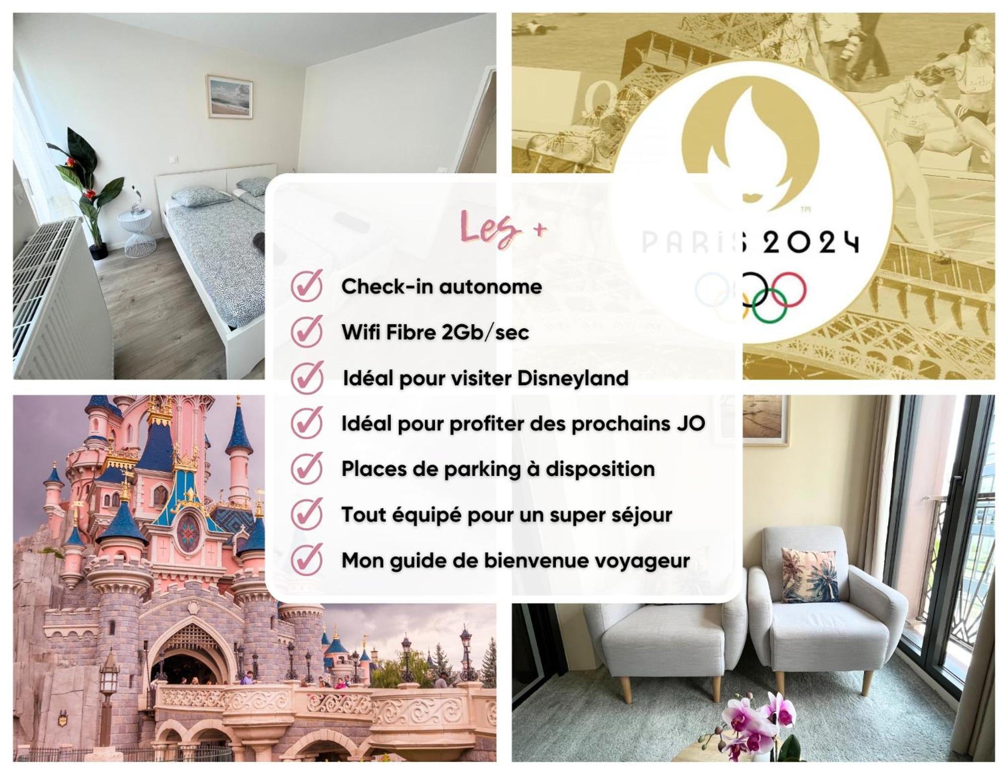 L'Eden - T2 Neuf Avec Loggia Et Parking Prive - Proche Rer A & Disneyland Chessy  Eksteriør bilde